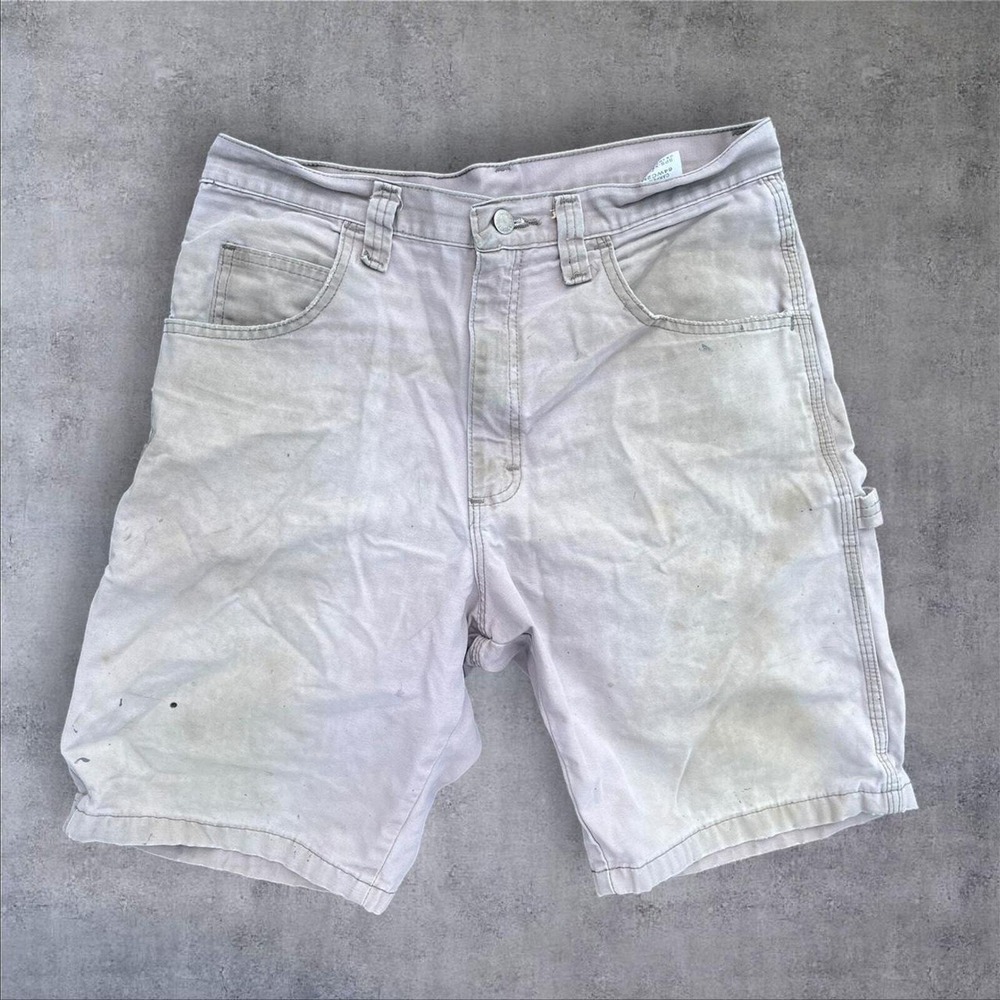 Y2K Wrangler cargo shorts carpenter 32‎ thrashed